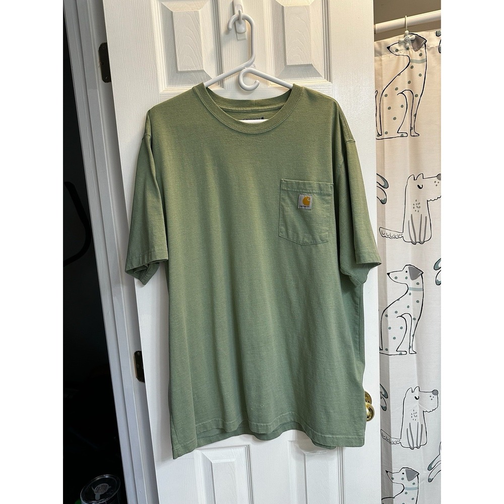 Carhartt Men's Short Sleeve T-Shirt Green XL